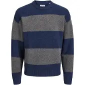 Jack & jones Pullover 'JJESOHO OLLIE' marinho / azulado