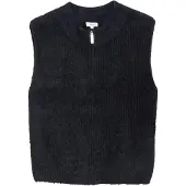 s.Oliver Colete de malha preto