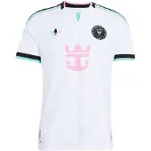 Adidas Camisola de futebol 'Inter Miami CF 2026 Authentic Messi' jade / cor-de-rosa / preto / branco