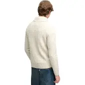 Superdry Pullover 'Jacob' ecru