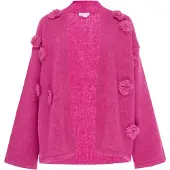 IZIA Casaco de malha rosa