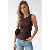 MixRay Top castanho escuro