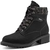 Tamaris Botim com fivela castanho / preto