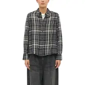 s.Oliver Blusa cinzento / cinzento escuro / oliveira / branco