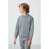 Tommy Life Fato de treino 'TOMMY Kinder Active Set' cinzento
