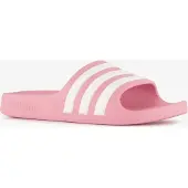 Adidas Sapatos abertos 'Adilette Aqua' rosa / branco