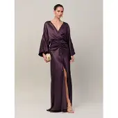 SAVEL Vestido de festa 'LOLA' ameixa