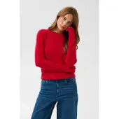 Kaffe Pullover vermelho