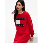 Tommy Hilfiger Vestido Curto De Manga Comprida Dw0dw23315