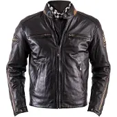 Helstons Ace Rag jaqueta de couro Castanho 2XL