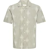 Casual Friday Camisa ' CFLeopold ' castanho
