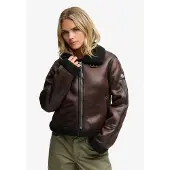Superdry Casaco de inverno chocolate