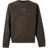 GUESS para homem. M6BQ25K6165 Sweatshirt Classic castanha (S), Marrom, Casual, Poliéster, Manga comprida