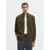 Selected Casaco de malha 'SLMCODY' oliveira