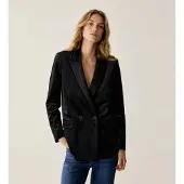 Pennyblack para mulher. 2621916012200 Blazer Pbpabito preto (44), Casual, Poliéster