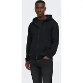 Only & Sons Casaco em moletão 'Ceres' preto