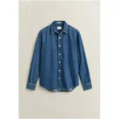 Gant para homem. 3260089 Camisa jeans azul (XL), Casual, Denim, Clássico, Manga comprida