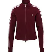 Adidas Originals Casaco de malha vermelho vinho / branco