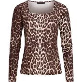 Cloud5ive Camisa creme / castanho / caramelo