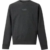 GUESS Sweatshirt mosqueado preto / prata