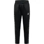 Hummel Calças de desporto cinzento escuro / preto / branco