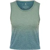 Hummel Top Sem Mangas Yoga Seamless Gradient Crop