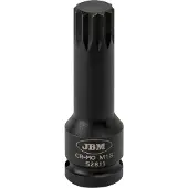 JBM Soquete De Bits De Impacto Xzn 1/2´´ M18
