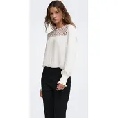 ONLY Blusa 'ONLMette' branco natural