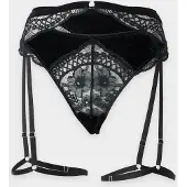 Hunkemoller Tanga preto