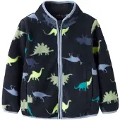 Name it Casaco de velo 'NMMMeeko' azul / navy / verde / esmeralda