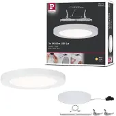 Paulmann Painel embutido LED Cover-it Ø17 cm, 880 lm, 3000 K, branco