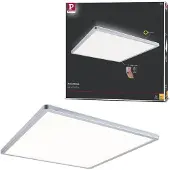 Paulmann Painel LED Atria Shine regulável em 3 níveis, cromado, 830, 42x42