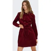 ONLY Vestidos camiseiros 'ONLNessa' merlot