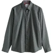 Next Camisa verde escuro / branco