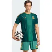 Adidas Camisola de futebol 'Argentinien Messi 26 Authentic' azul claro / mostarda / verde relva / verde escuro