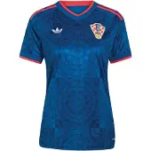 Adidas Camisola de futebol 'Kroatien 26' azul / navy / vermelho / branco