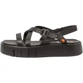 Art para mulher. 118531101003_001 Sandálias de couro 1853 Malaga preto (36), 3 a 5cm, Fivela, Casual