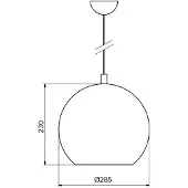 Aluminor Candeeiro suspenso Bulle, cromado