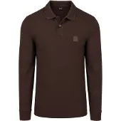 BOSS Polo De Manga Comprida Passerby 10256683 Orange