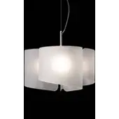 Selene Candeeiro suspenso Papiro, 3 luzes, acetinado