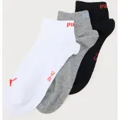 Puma Meias acinzentado / preto / branco
