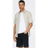Only & Sons Camisa 'ONSCaiden' bege