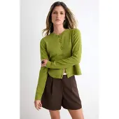 Trendyol Casaco de malha cana