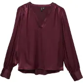 Vero Moda Blusa 'VMCHARM' borgonha