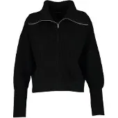 Trendyol Casaco de malha preto