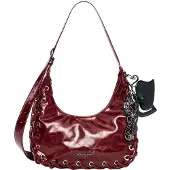 Desigual Mala de ombro vermelho escuro