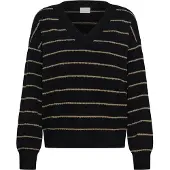 Kaffe Pullover 'Ariana' bege / preto