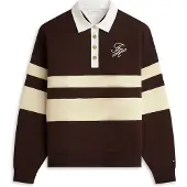 Tommy Hilfiger Sweatshirt bege / castanho escuro / branco