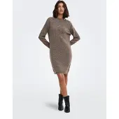 ONLY Vestido de malha 'JDYSUPER' acastanhado