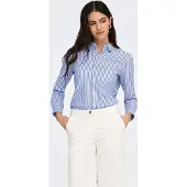 JDY Blusa azul claro / roxo escuro